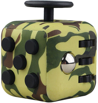 

Memore Memore Fidget Cube Toy For Anxiety Stress Helps Focusing Fidget Toy Focus Toy for Kids & Adults-Military Green(Green)