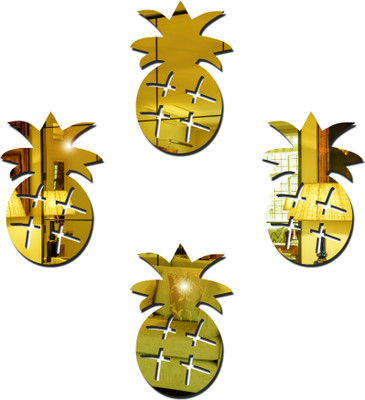 

Sehaz Artworks  Decals Sticker(Pack of 4, Gold