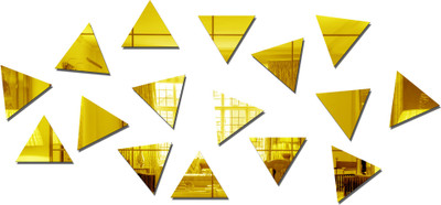 

Sehaz Artworks  Decals Sticker(Pack of 16, Gold