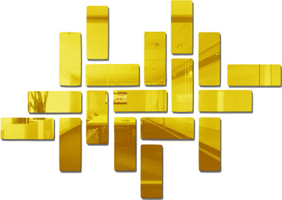 

Sehaz Artworks  Decals Sticker(Pack of 18, Gold