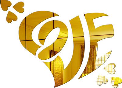 

Sehaz Artworks  Decals Sticker(Pack of 10, Gold