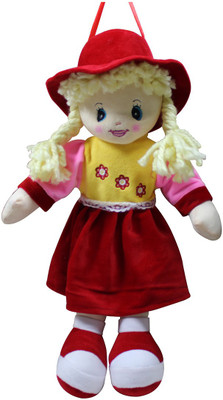 

Casotec Cute Smiling Doll Stuffed - 10 cm(Multicolor)