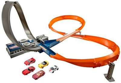 

Hot Wheels Figure 8 Raceway Track Set(Multicolor)