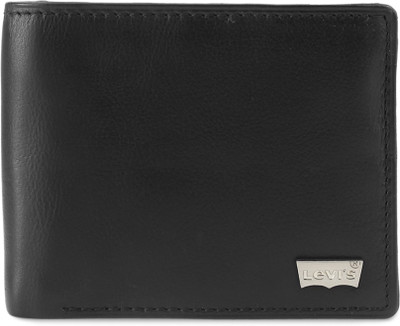 

Levi's Men Black Genuine Leather Wallet(8 Card Slots)