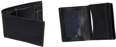 

Essart Boys Black Genuine Leather Wallet(6 Card Slots), Black-09