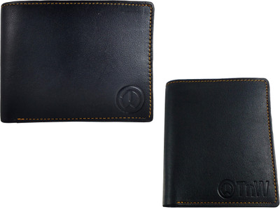 

TnW Men Black Genuine Leather Wallet(3 Card Slots)