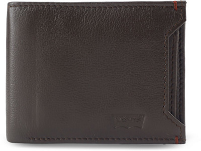

Levi's Men Brown Genuine Leather Wallet(8 Card Slots)