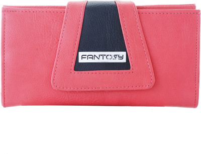 

Fantosy Women Pink Artificial Leather Wrist Wallet(4 Card Slots)