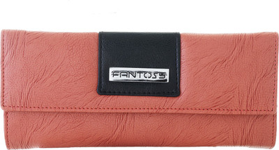 

Fantosy Women Evening/Party Black, Pink Artificial Leather Wrist Wallet(3 Card Slots), Peach