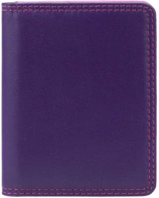 

Visconti Women Evening/Party Purple Genuine Leather Card Holder(16 Card Slots), Berry & multi