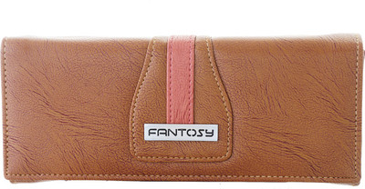 

Fantosy Women Multicolor Artificial Leather Wrist Wallet, Dark brown