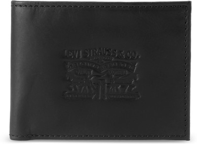 

Levi's Men Black Genuine Leather Wallet(4 Card Slots)