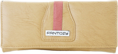 

Fantosy Women Beige Artificial Leather Wrist Wallet