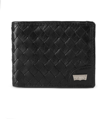 

Levi's Men Black Genuine Leather Wallet(8 Card Slots)