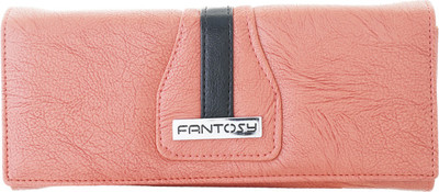 

Fantosy Women Casual Pink Artificial Leather Wrist Wallet(3 Card Slots), Peach