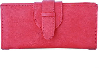 

Fantosy Women Pink Artificial Leather Wrist Wallet(7 Card Slots)