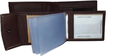

e mall Men Brown Artificial Leather Wallet(10 Card Slots)