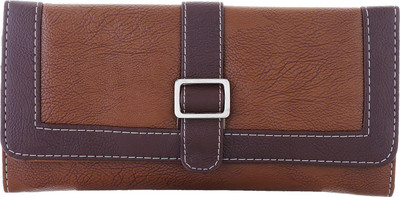 

Fantosy Women Brown Artificial Leather Wrist Wallet(3 Card Slots)