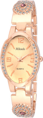 

Mikado Platinium rose gold high quality Watch - For Girls