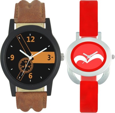 CM Couple Watch With Stylish And Designer Printed Dial Fast Selling L_V04 Watch  - For Men & Women   Watches  (CM)