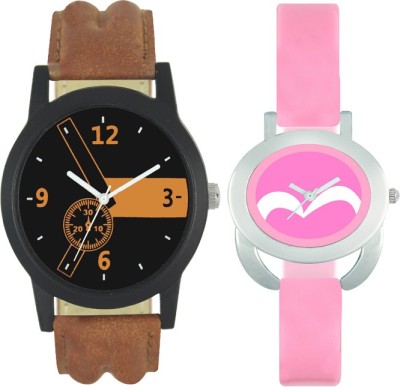 CM Couple Watch With Stylish And Designer Printed Dial Fast Selling L_V03 Watch  - For Men & Women   Watches  (CM)