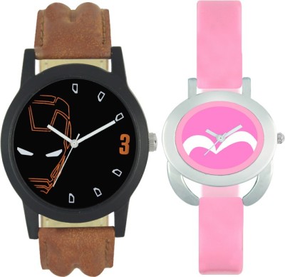 CM Couple Watch With Stylish And Designer Printed Dial Fast Selling L_V33 Watch  - For Men & Women   Watches  (CM)