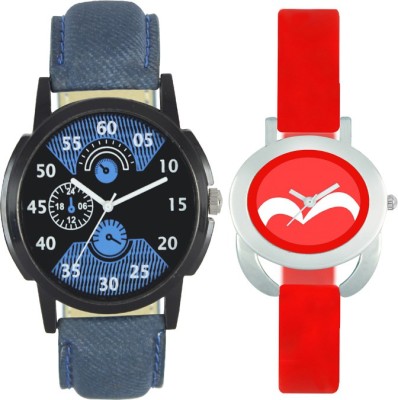 CM Couple Watch With Stylish And Designer Printed Dial Fast Selling L_V14 Watch  - For Men & Women   Watches  (CM)