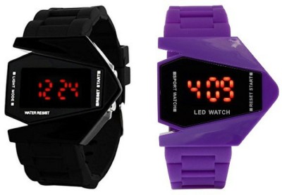 vk sales Black And Purple Rocket Watch  - For Boys   Watches  (vk sales)