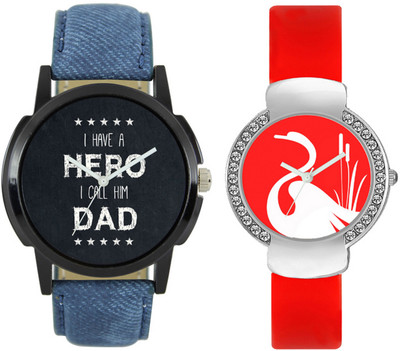 

SRK ENTERPRISE New Couple Watch With Stylish And Designer Printed Dial Fast Selling L_V69 Watch - For Men & Women