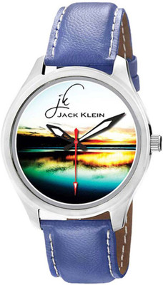View Jack Klein Elegant Round Dial Blue Strap Quartz Watch  - For Men Wrist Watches Price Online(Jack Klein)