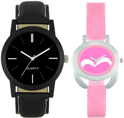 

SRK ENTERPRISE New Couple Watch With Stylish And Designer Printed Dial Fast Selling L_V43 Watch - For Men & Women