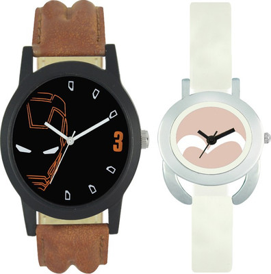 

CM Couple Watch With Stylish And Designer Printed Dial Fast Selling L_V35 Watch - For Men & Women