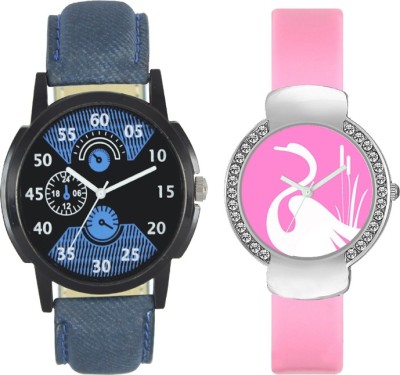 CM Couple Watch With Stylish And Designer Printed Dial Fast Selling L_V18 Watch  - For Men & Women   Watches  (CM)