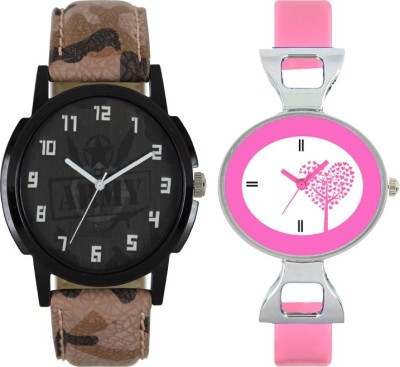 CM Couple Watch With Stylish And Designer Dial Fast Selling LV13 Watch  - For Men & Women   Watches  (CM)