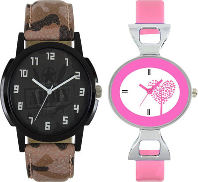 

CM Couple Watch With Stylish And Designer Dial Fast Selling LV13 Watch - For Men & Women