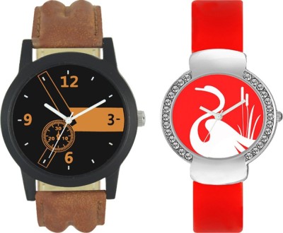 CM Couple Watch With Stylish And Designer Printed Dial Fast Selling L_V09 Watch  - For Men & Women   Watches  (CM)