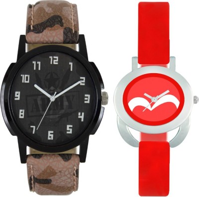 CM Couple Watch With Stylish And Designer Printed Dial Fast Selling L_V24 Watch  - For Men & Women   Watches  (CM)