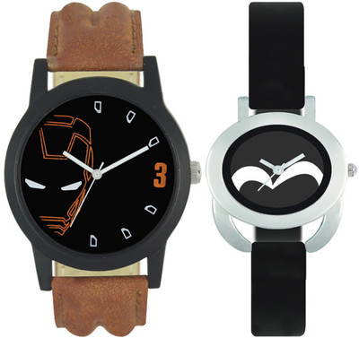 

SRK ENTERPRISE New Couple Watch With Stylish And Designer Printed Dial Fast Selling L_V31 Watch - For Men & Women