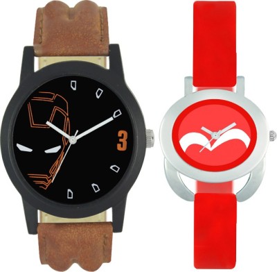 CM Couple Watch With Stylish And Designer Printed Dial Fast Selling L_V34 Watch  - For Men & Women   Watches  (CM)