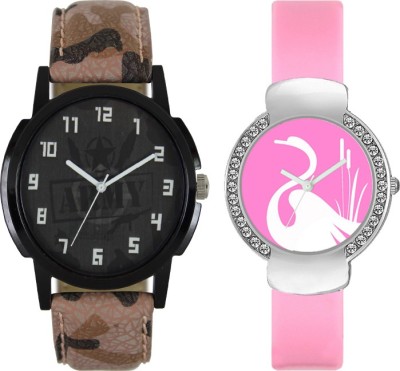 CM Couple Watch With Stylish And Designer Printed Dial Fast Selling L_V28 Watch  - For Men & Women   Watches  (CM)