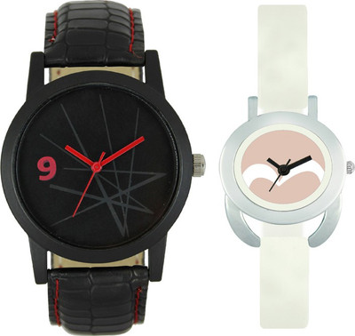 CM Couple Watch With Stylish And Designer Printed Dial Fast Selling L_V75 Watch  - For Men & Women   Watches  (CM)