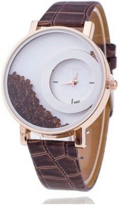 vk sales Brown Color With Diamond Dial Watch  - For Women   Watches  (vk sales)