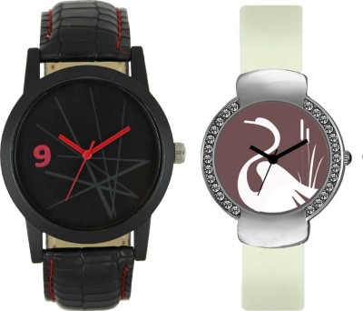 CM Couple Watch With Stylish And Designer Printed Dial Fast Selling L_V80 Watch  - For Men & Women   Watches  (CM)