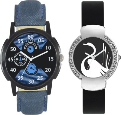 CM Couple Watch With Stylish And Designer Printed Dial Fast Selling L_V16 Watch  - For Men & Women   Watches  (CM)