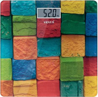 

Venus Digital LCD Personal Health Check Up Body Fitness Bathroom Weighing Scale(Multicolor)