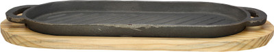 

Rustik Crafts V-RC-096 Cast Iron Decorative Platter(Black)