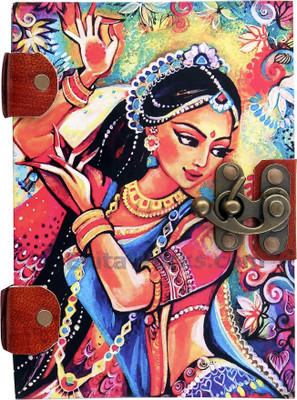 

Craft Play A5 Diary(Handmade Diary With Lock, Multicolor)
