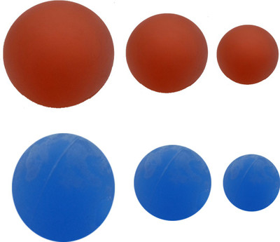 

acco Gel Hand Exercise Balls (Set of 6pcs) Foam Ball(Pack of 6, Red, Blue)