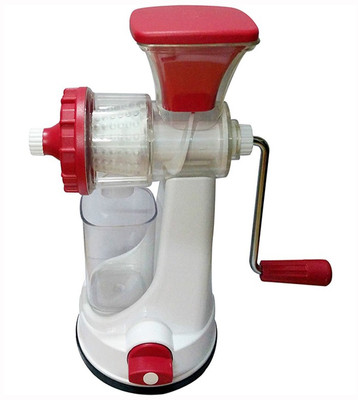 

ShopyBucket Non Electric juicer. Fruit & Vegetable Juicer | Manual Hand Juicer | Fruit Juicer Stainless Steel Handel Vacuum Base Plastic Hand Juicer(Red Pack of 1)