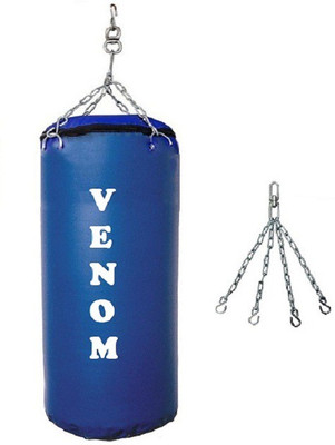 

Venom 1.5 FEET LONG , SRF - ECONOMIC MATERIAL , UNFILLED WITH CHAIN Hanging Bag(1.5, 1 kg)